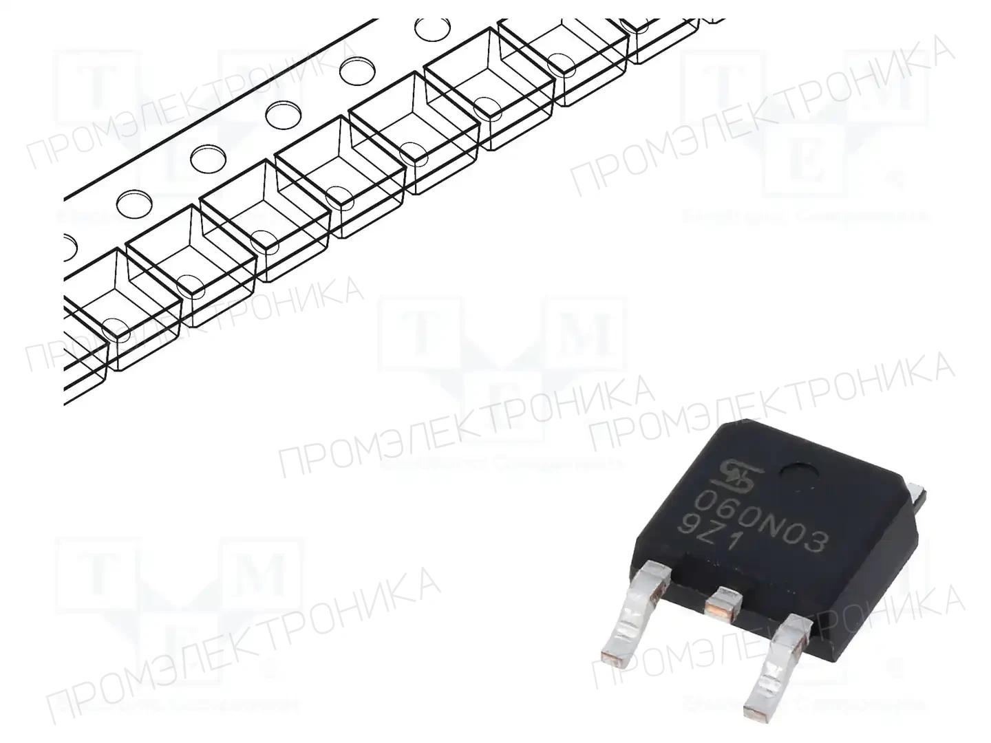 TAIWAN SEMICONDUCTOR TSM060N03CP ROG — Транзисторы с каналом N SMD