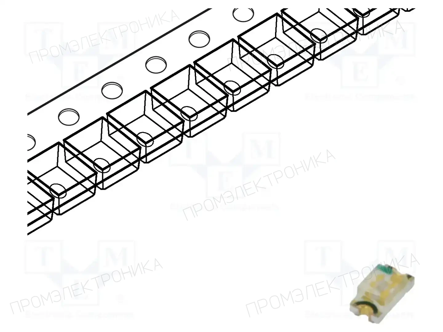 LUCKYLIGHT LL-S192BC-B4-1B — Светодиоды SMD цветные