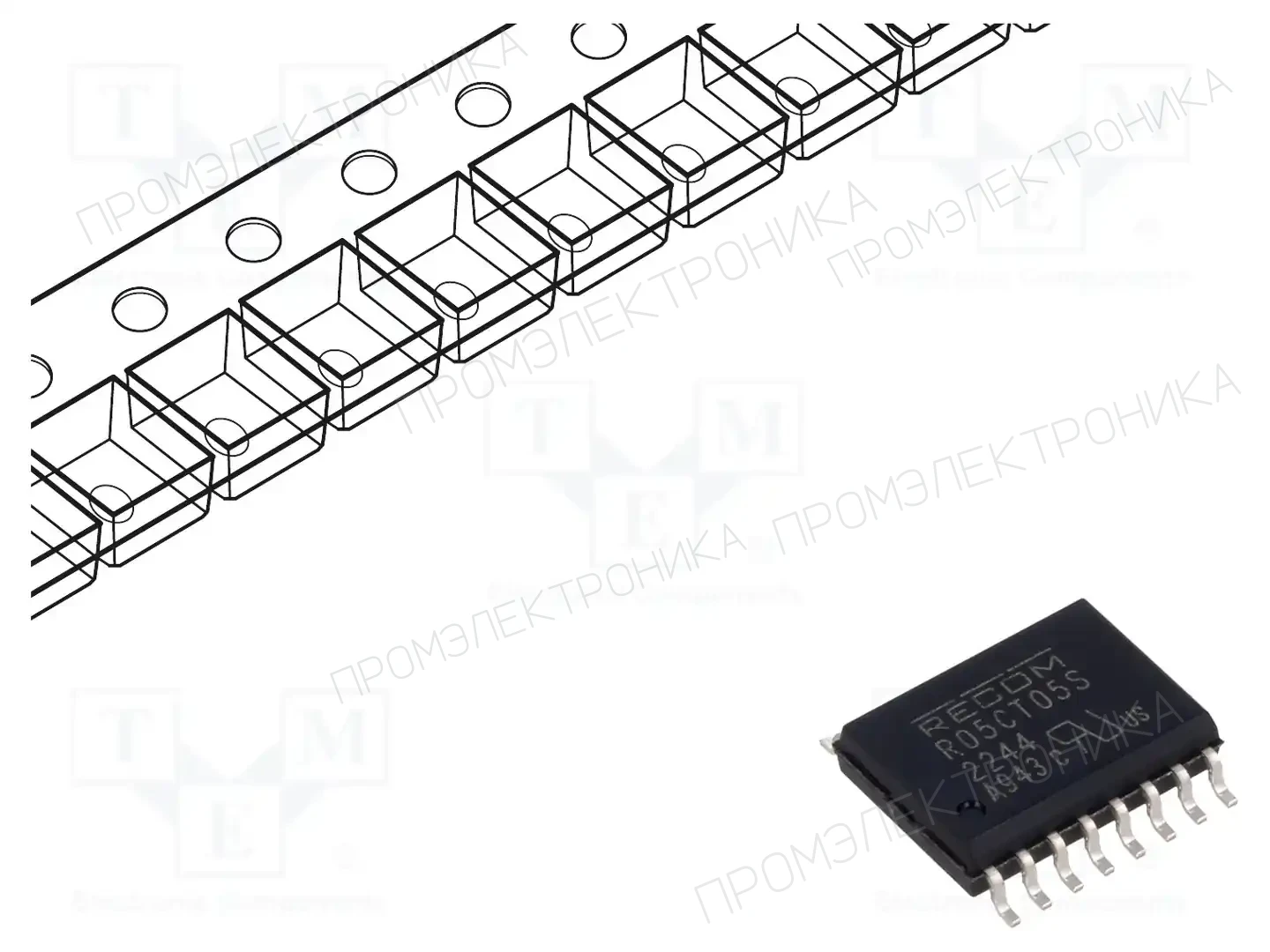 RECOM R05CT05S-R — Преобразователи DC/DC