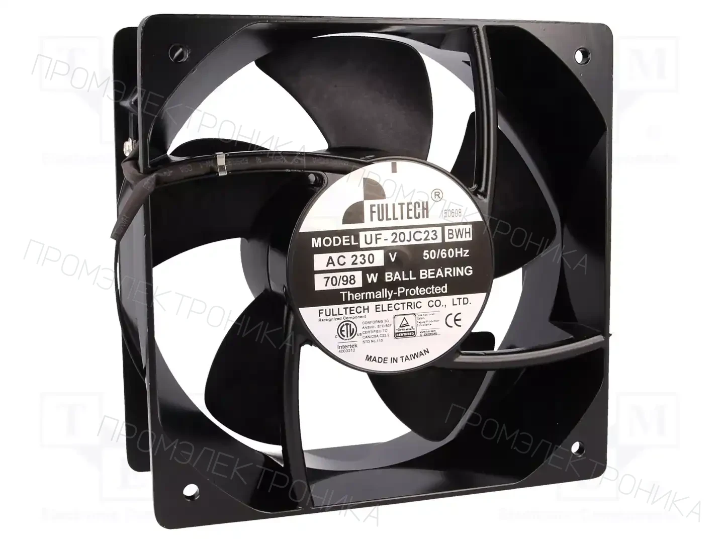 FULLTECH UF20JC23BWH — Вентиляторы AC 230V