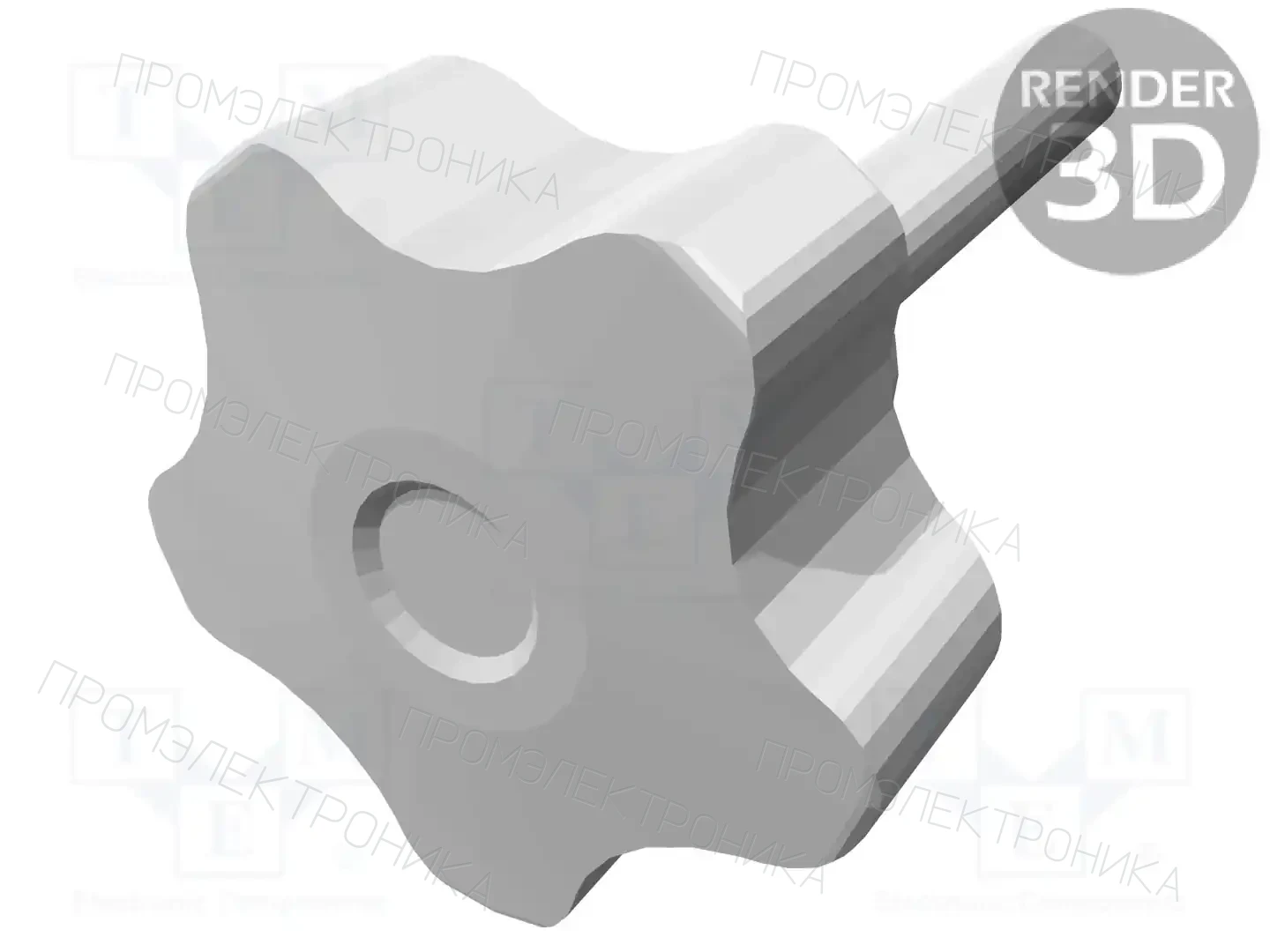 ELESA+GANTER VCT.40 P-M8X45-C4 — Ручки зажимные