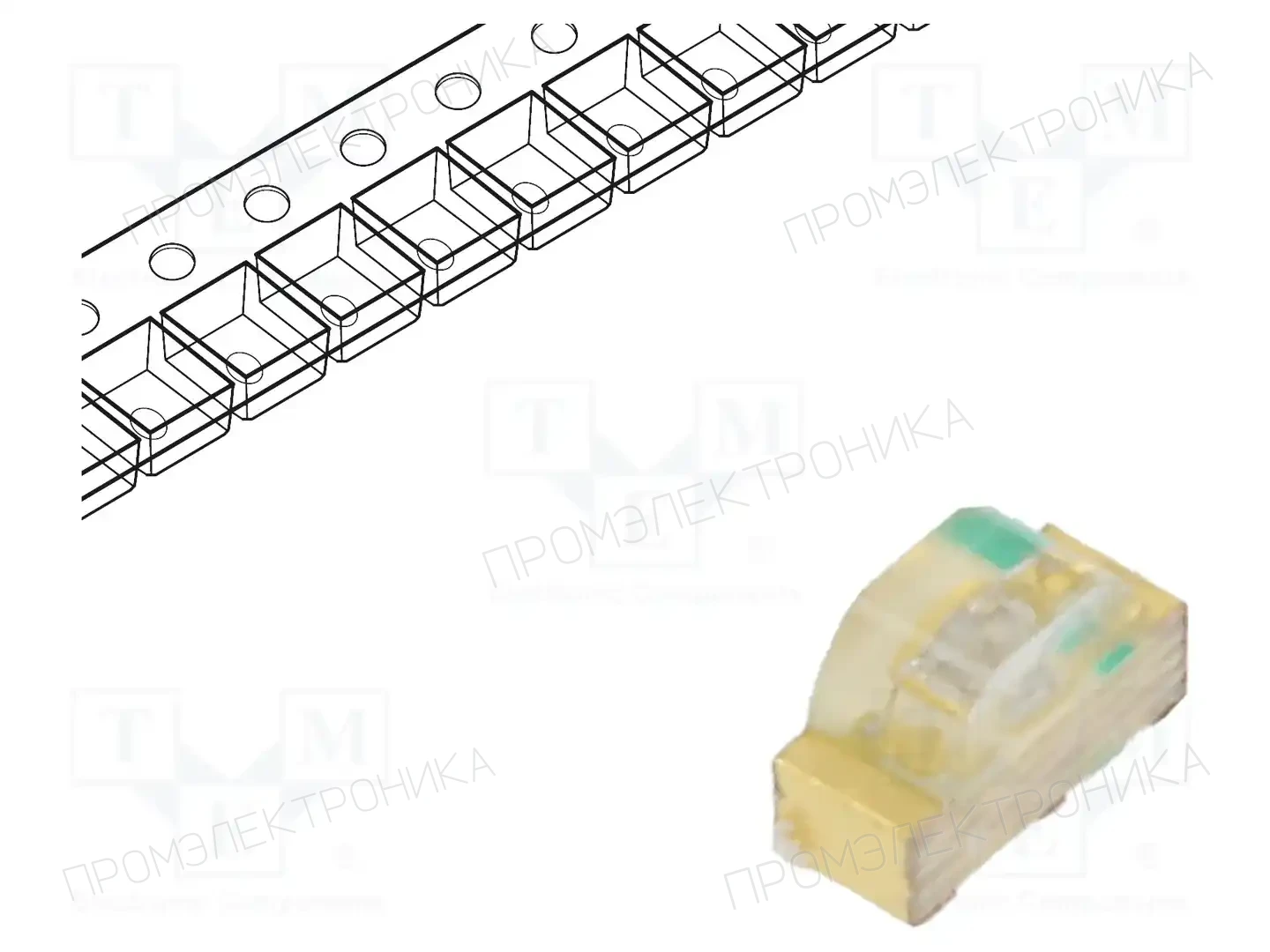 BROADCOM (AVAGO) HSMR-C120 — Светодиоды SMD цветные