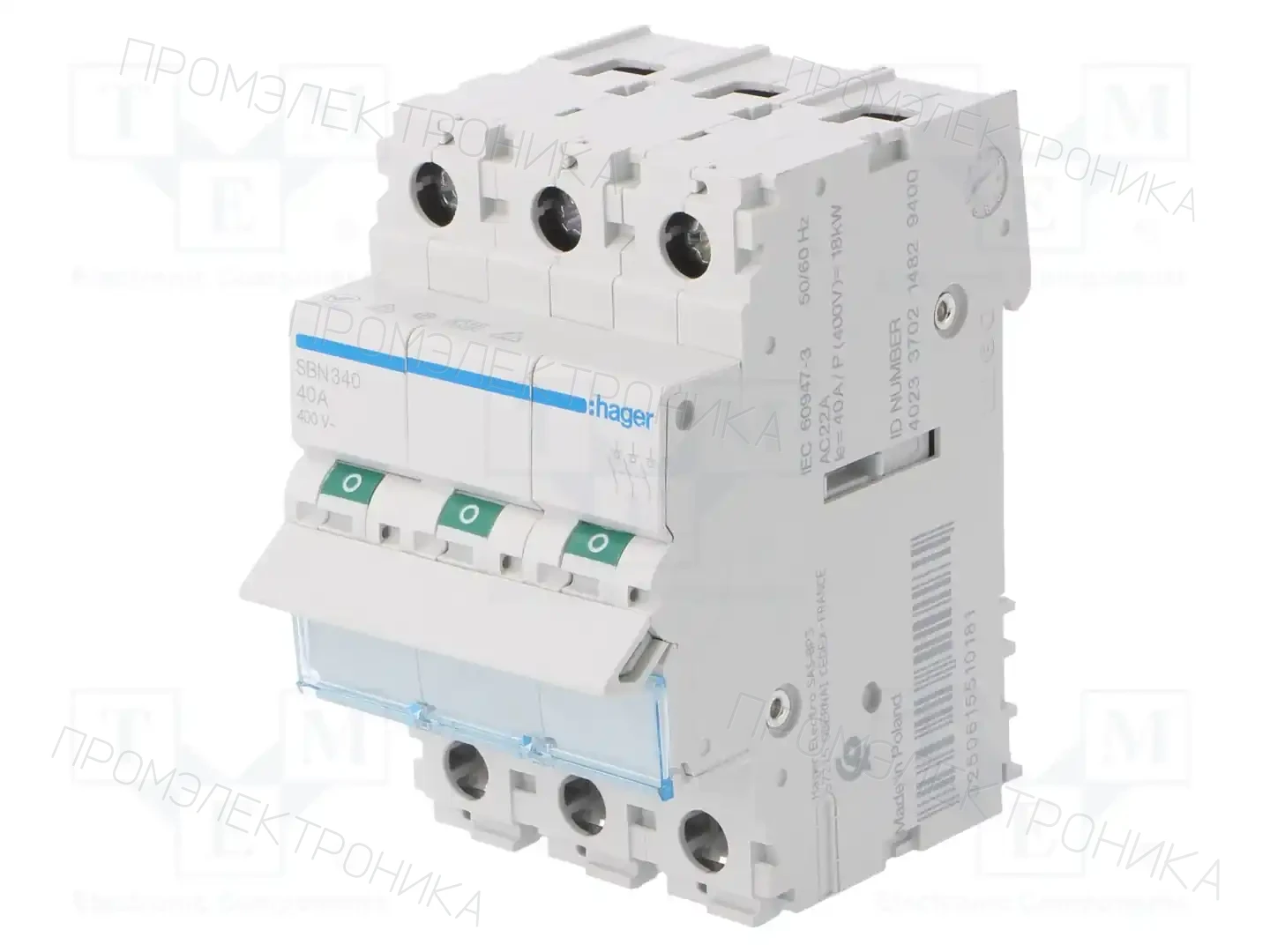 HAGER SBN340 — Разъединители