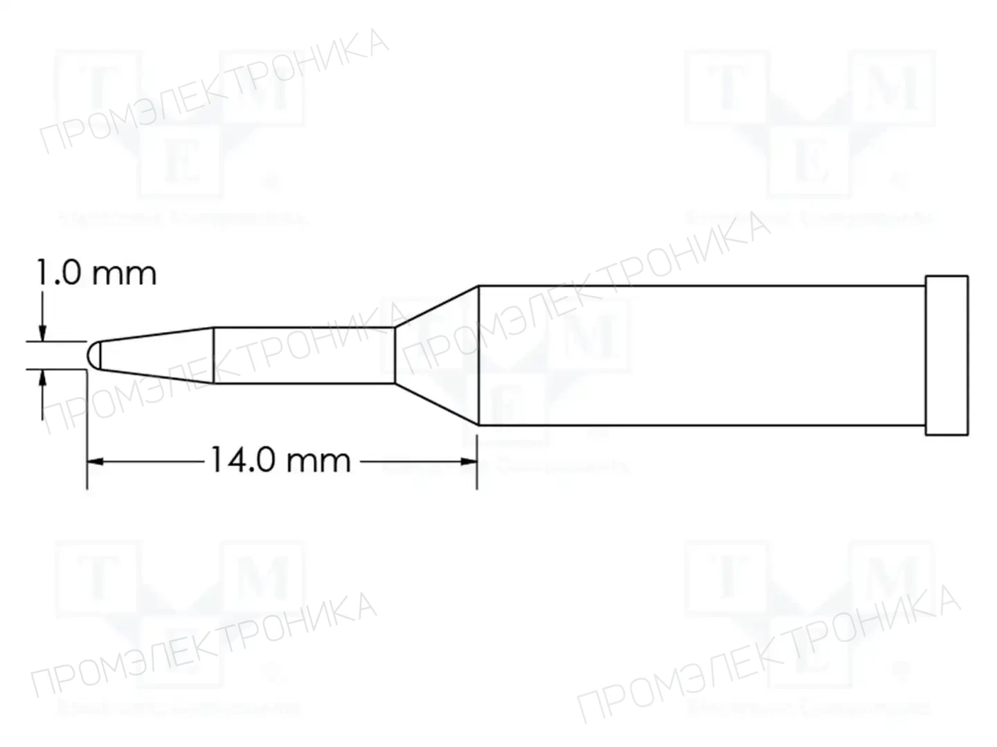 METCAL GT4-CN0010A — Жала паяльников