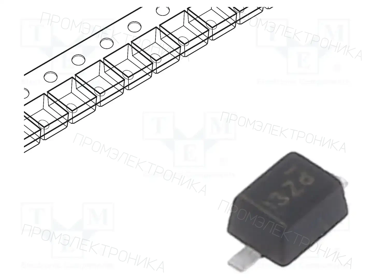onsemi MM3Z3V3B — Стабилитроны SMD