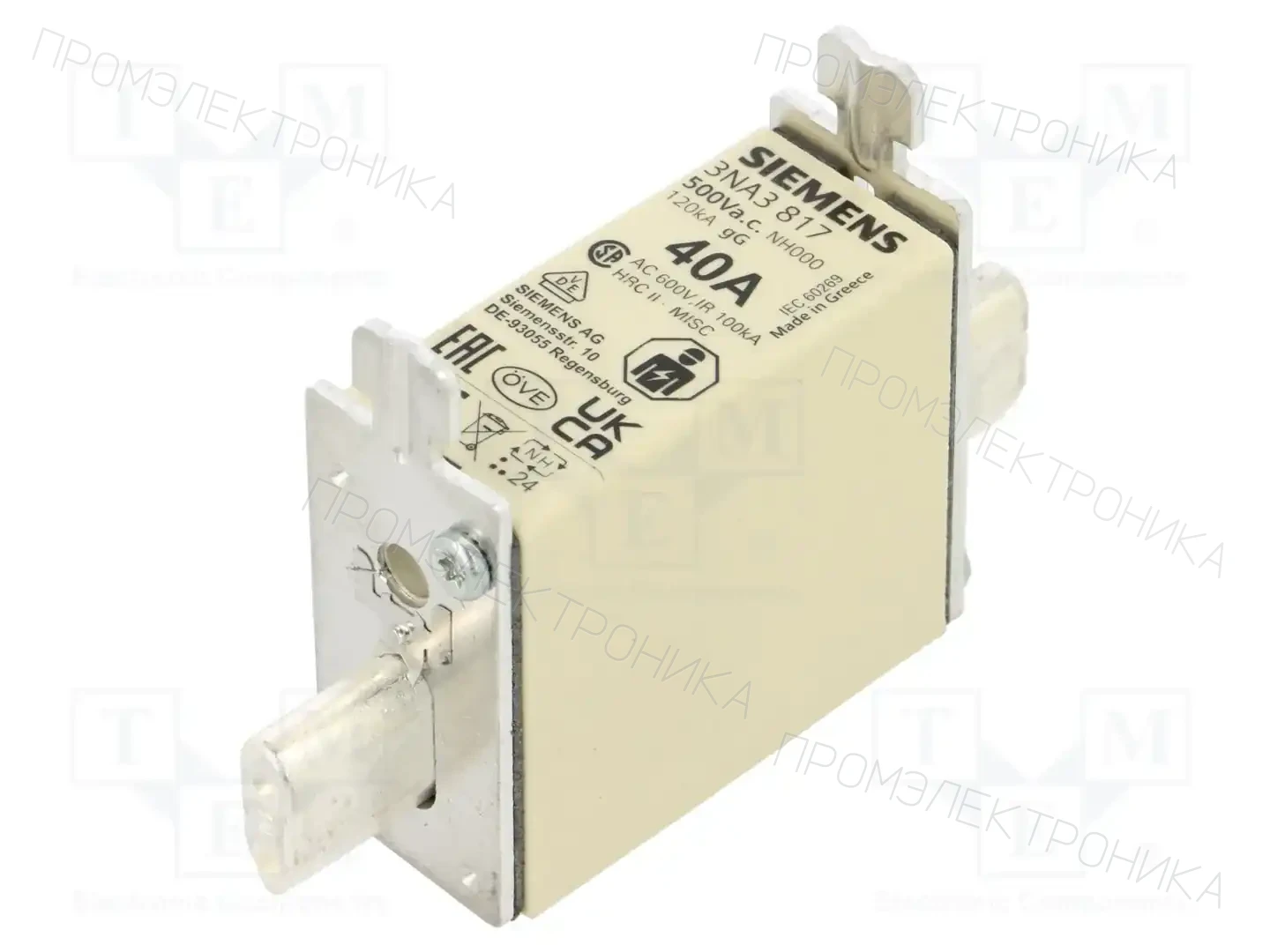SIEMENS 3NA3 817 — Предохранители NH