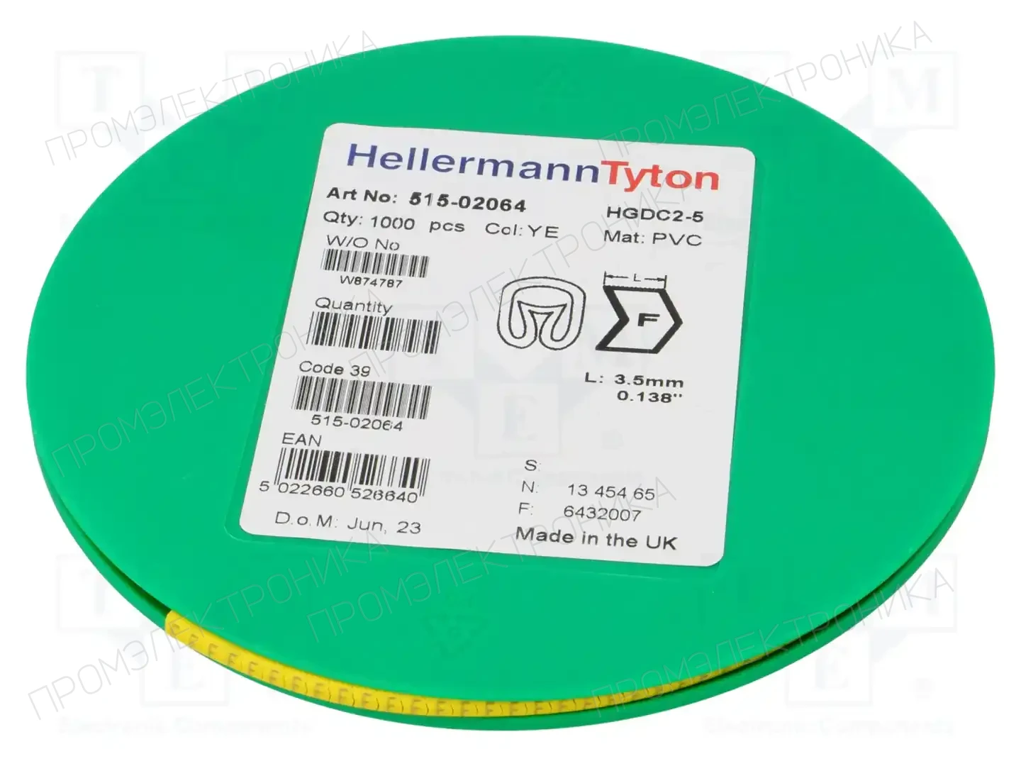 HELLERMANNTYTON 515-02064 — Маркеры проводов