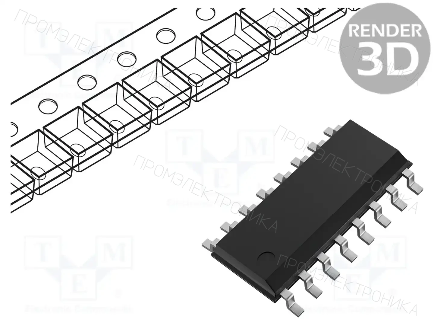 Texas Instruments 74AC11008D — Ворота, инверторы