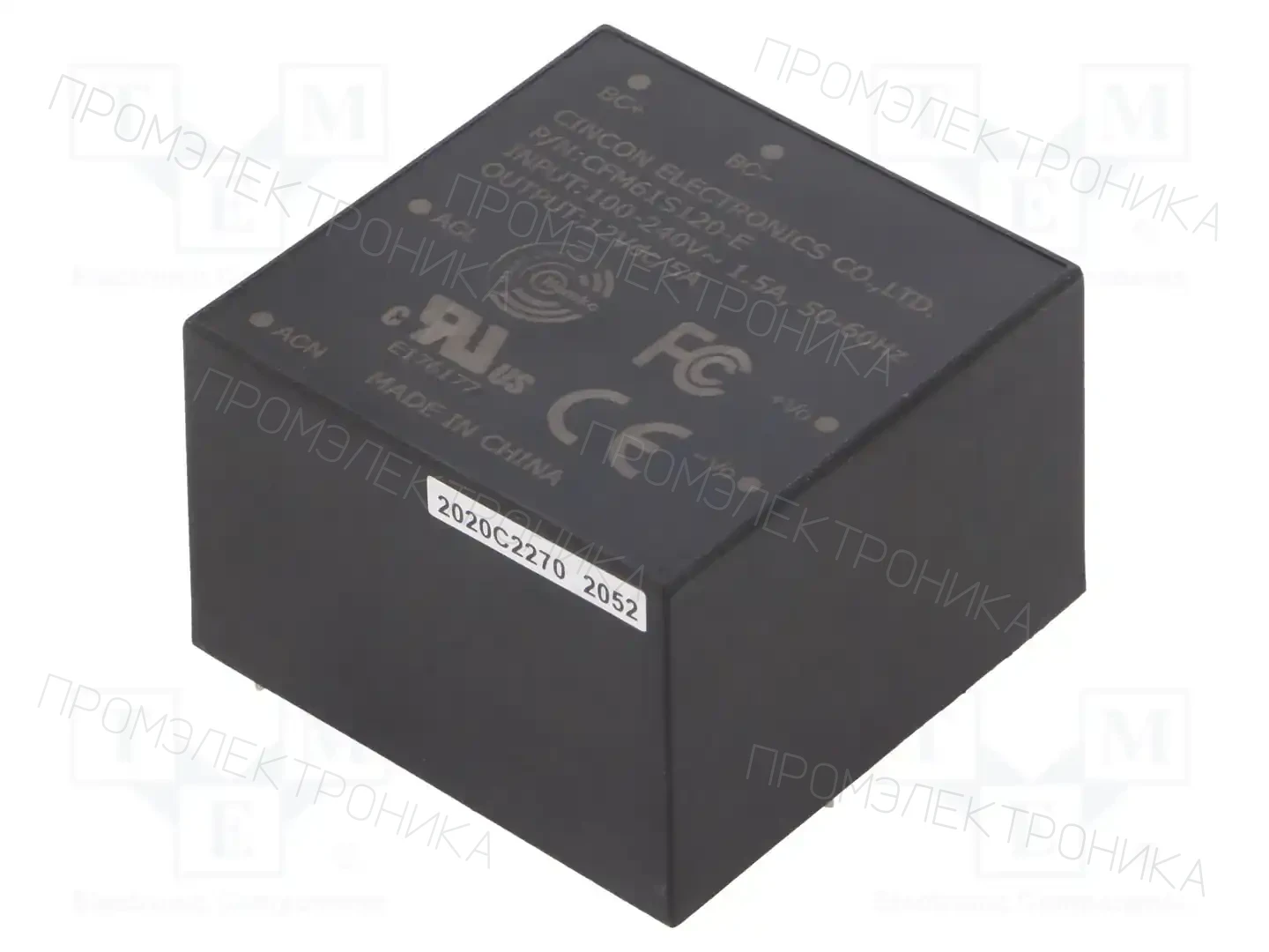 CINCON CFM61S120-E — Преобразователи AC/DC для PCB