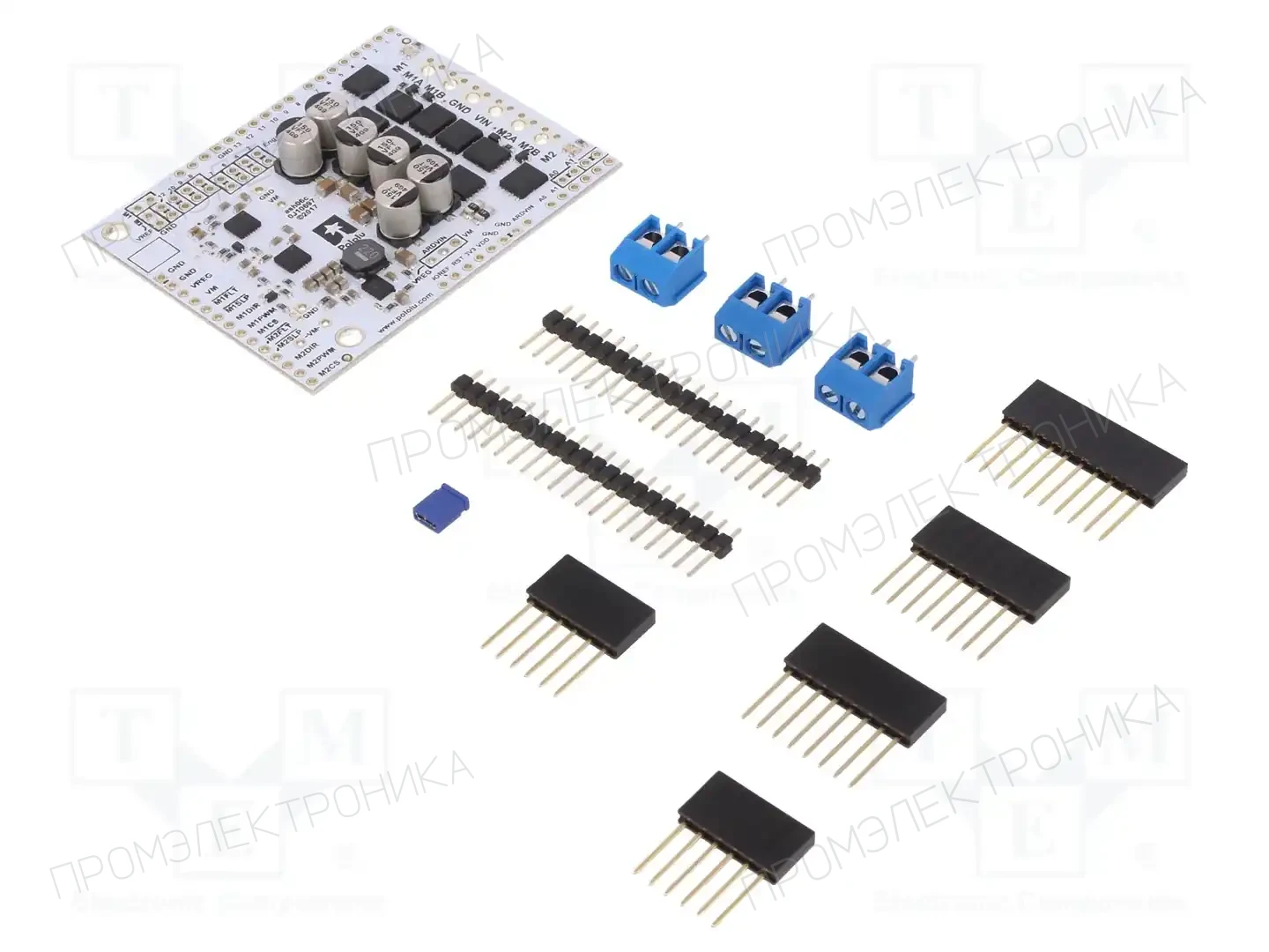 POLOLU DUAL G2 HP MOTOR DRIVER 18V22 ARD — Модульные контроллеры двигателей