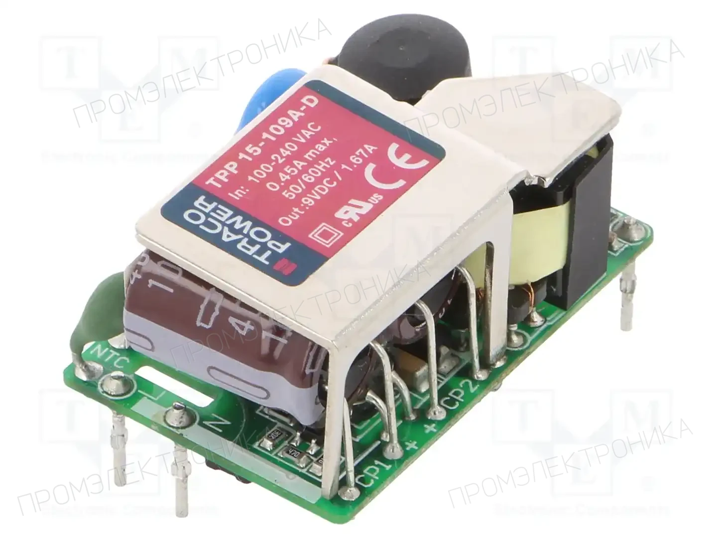 TRACO POWER TPP 15-109A-D — Открытые блоки питания