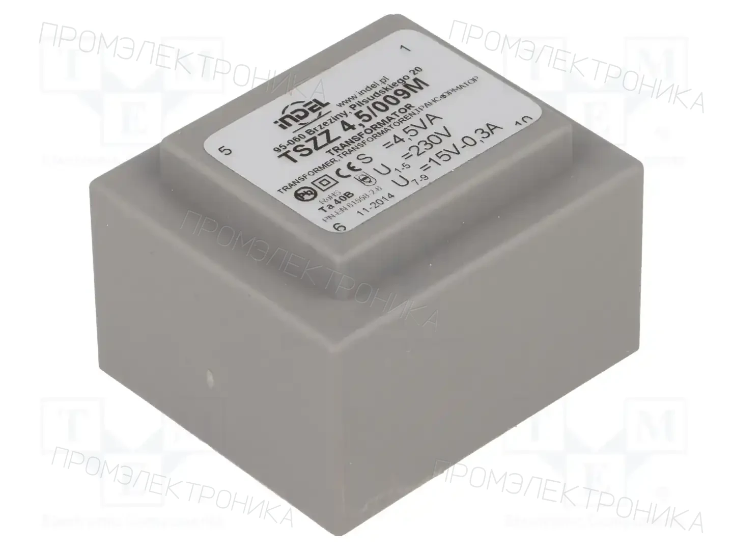 INDEL TSZZ4.5/009M — Трансформаторы PCB