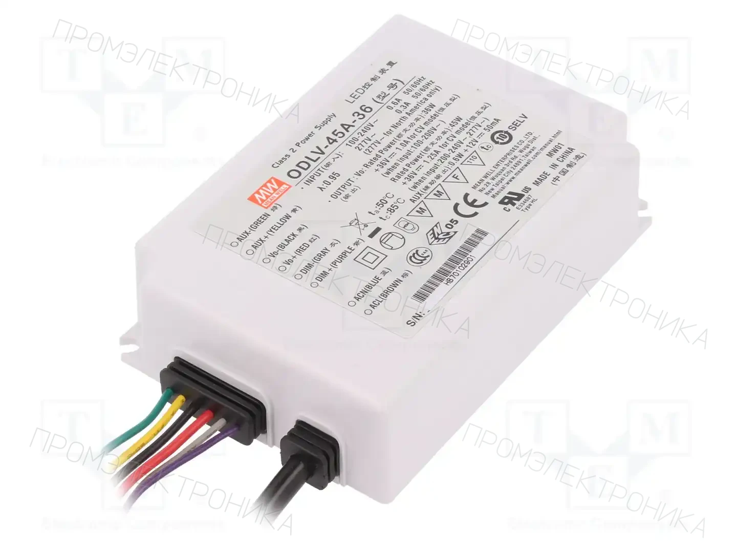 MEAN WELL ODLV-45A-36 — Блоки питания для LED