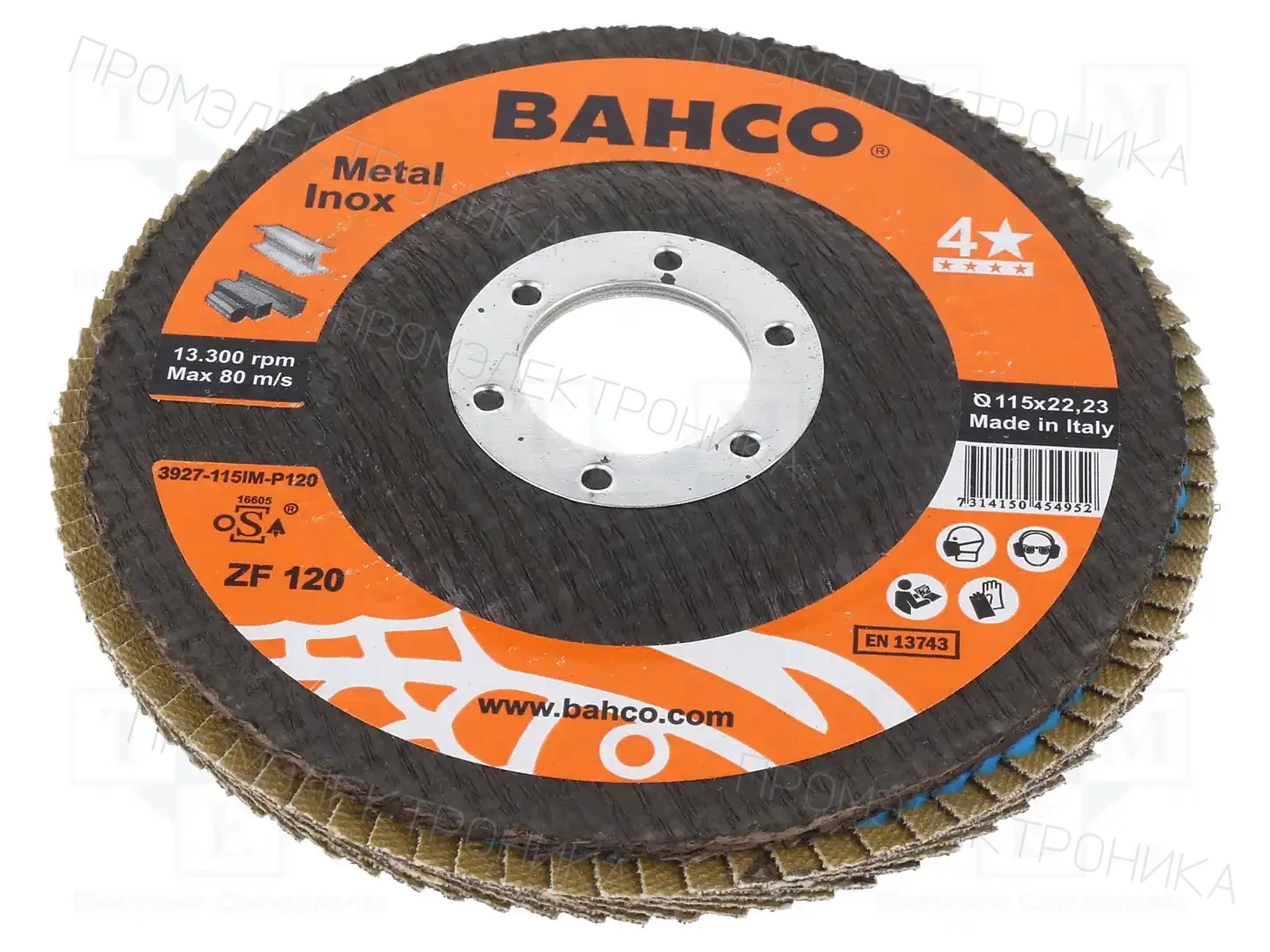 BAHCO 3927-115IM-P120 — Диски для резки и шлифовки