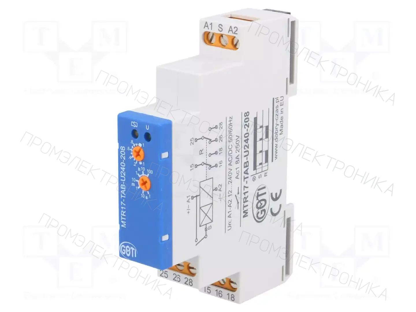 DOBRY CZAS MTR17-TAB-U240-208 — Временные аналоговые реле