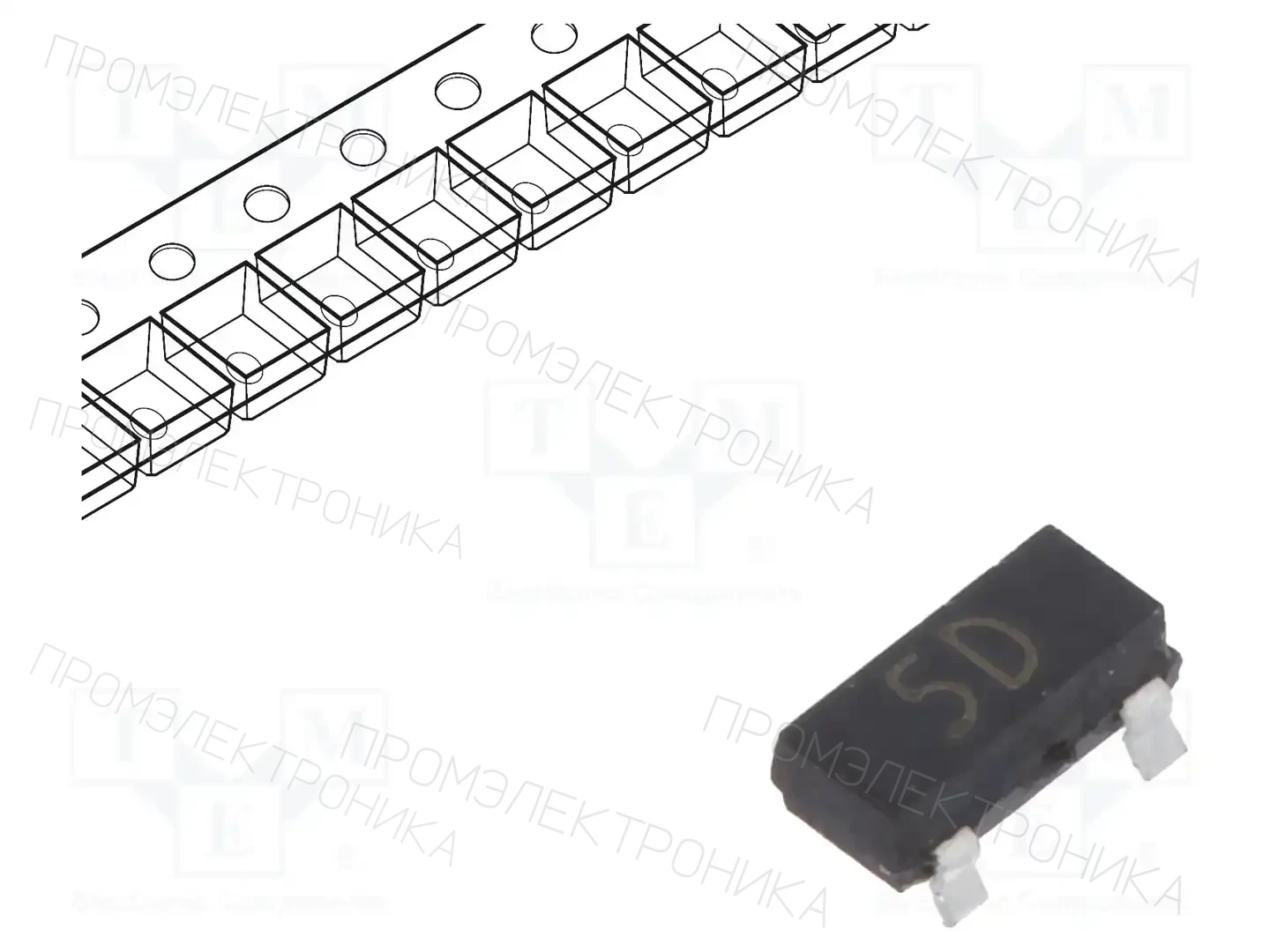 CDIL TCMBD914 — Универсальные диоды SMD