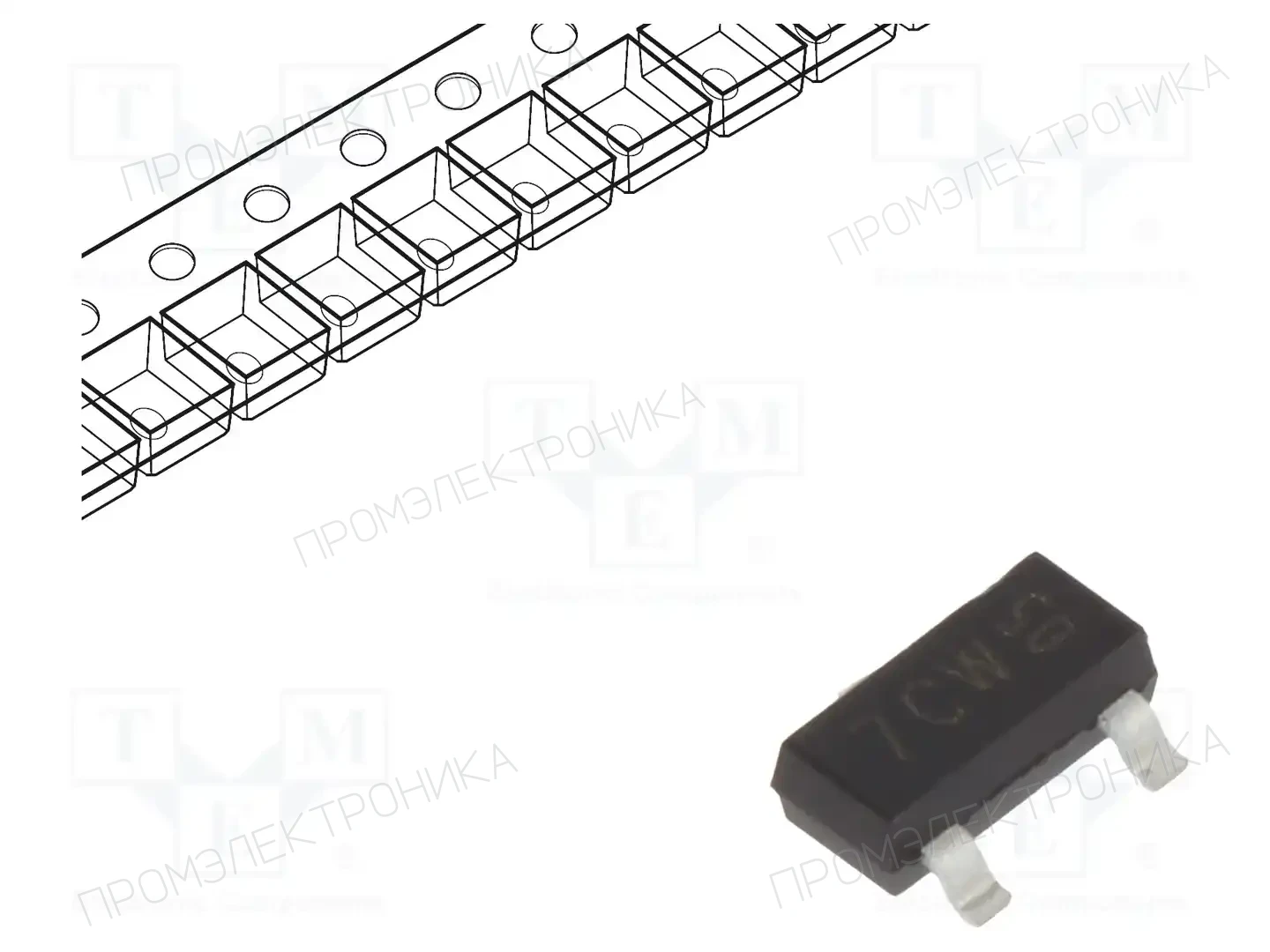 NEXPERIA MMBT2222A,215 — Транзисторы NPN SMD