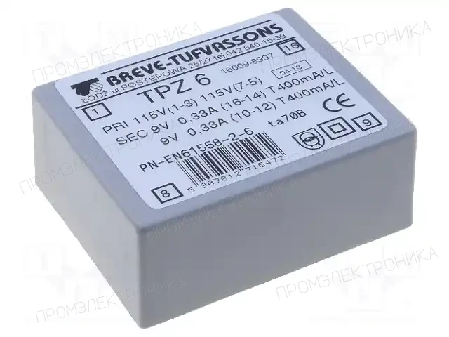 BREVE TUFVASSONS 16009-8997 — Трансформаторы PCB