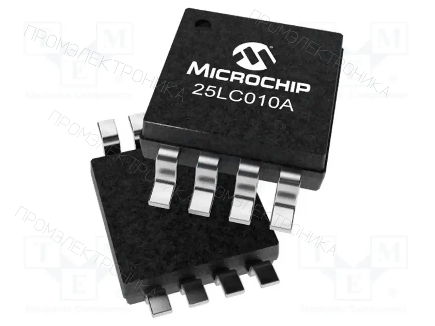 Microchip Technology 25LC010AT-E/MS — Памяти EEPROM последовательные