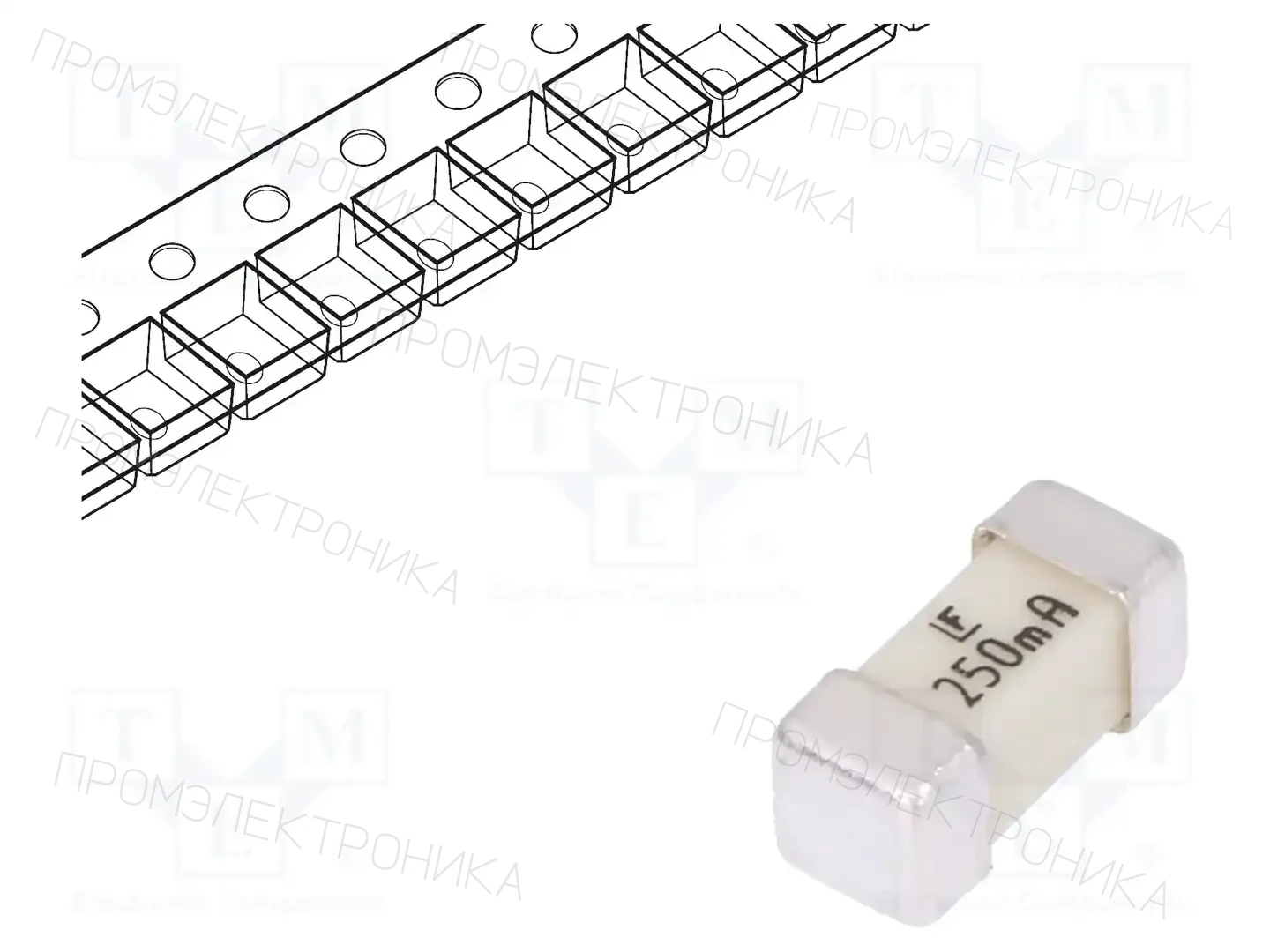 LITTELFUSE 0453.250MR — Предохранители SMD 2410 сверхбыстрые