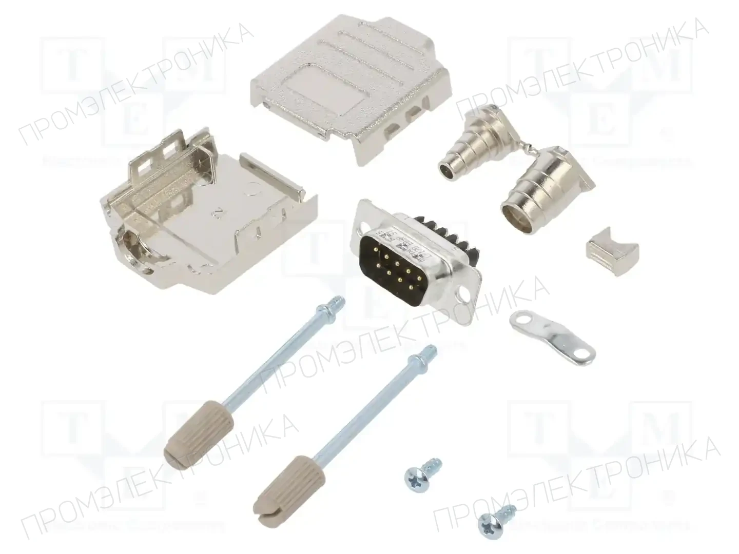AMPHENOL COMMUNICATIONS SOLUTIONS L17DPPK09-M+L717DE09PST — Комплектные штекеры D-Sub