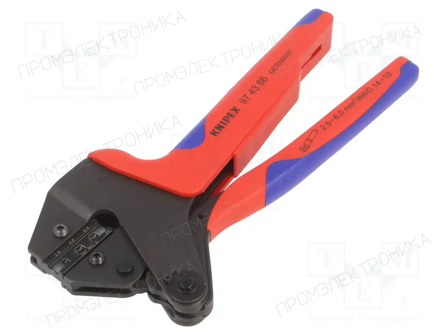 KNIPEX 97 43 66 — Зажимные уст-ва кабельных наконечников