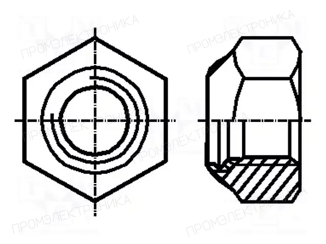 KRAFTBERG M8/D985-A2 — Гайки