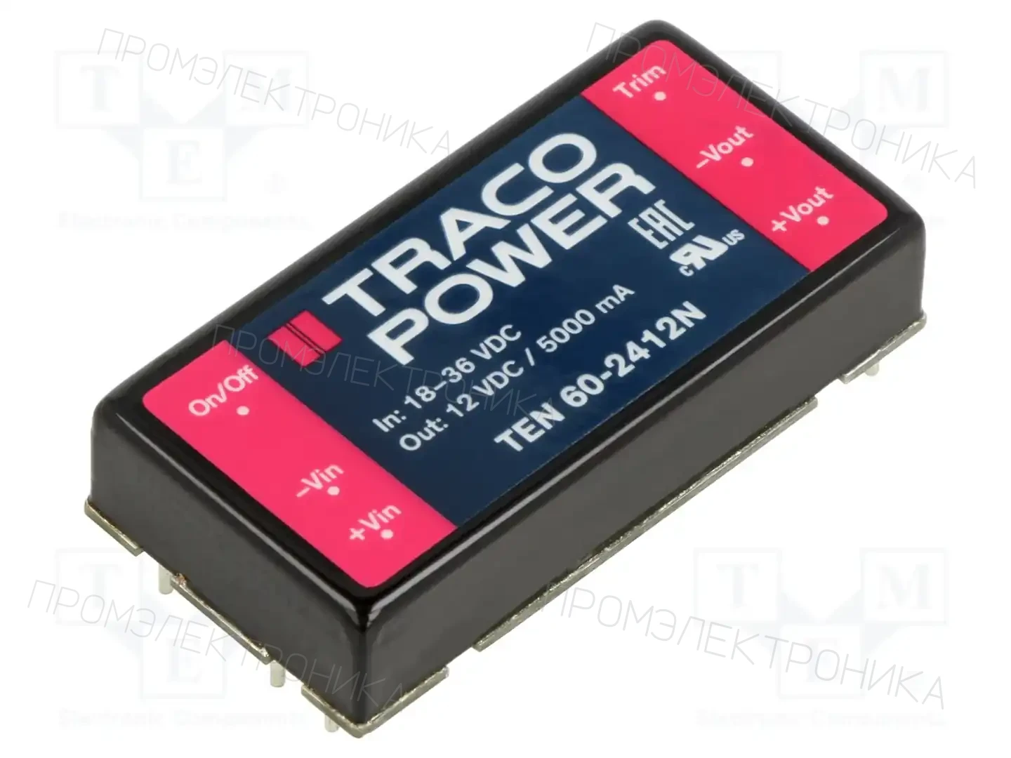 TRACO POWER TEN 60-2412N — Преобразователи DC/DC