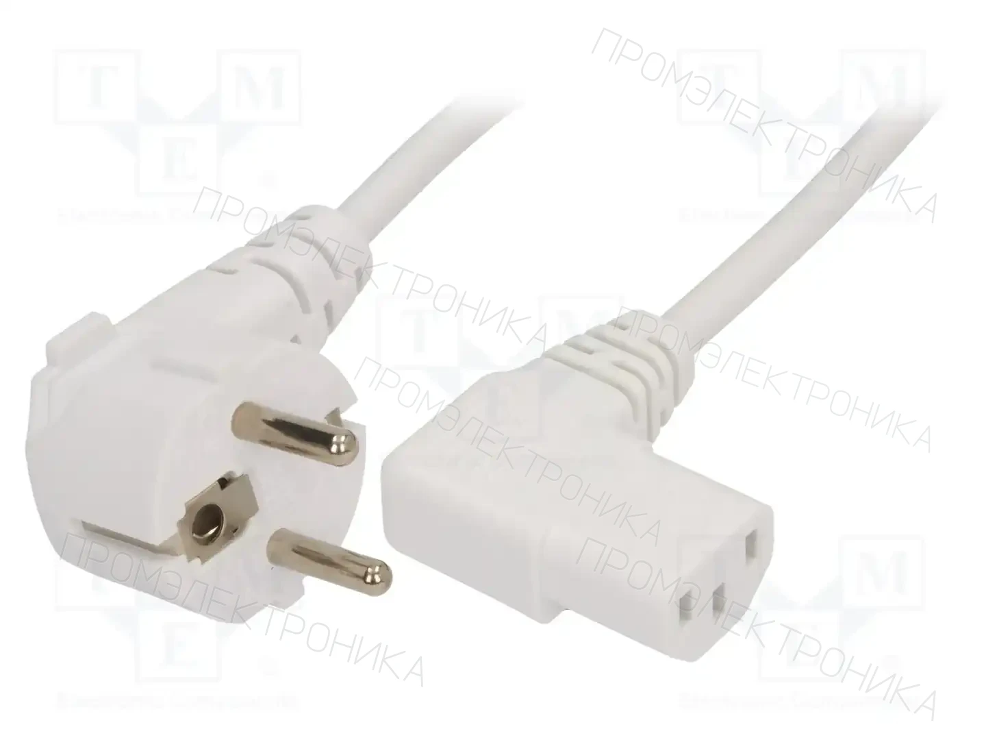 LIAN DUNG LT-322+511 H05VV-F 3X1.0 WHT 1M — Кабели питания компьютерные и универс