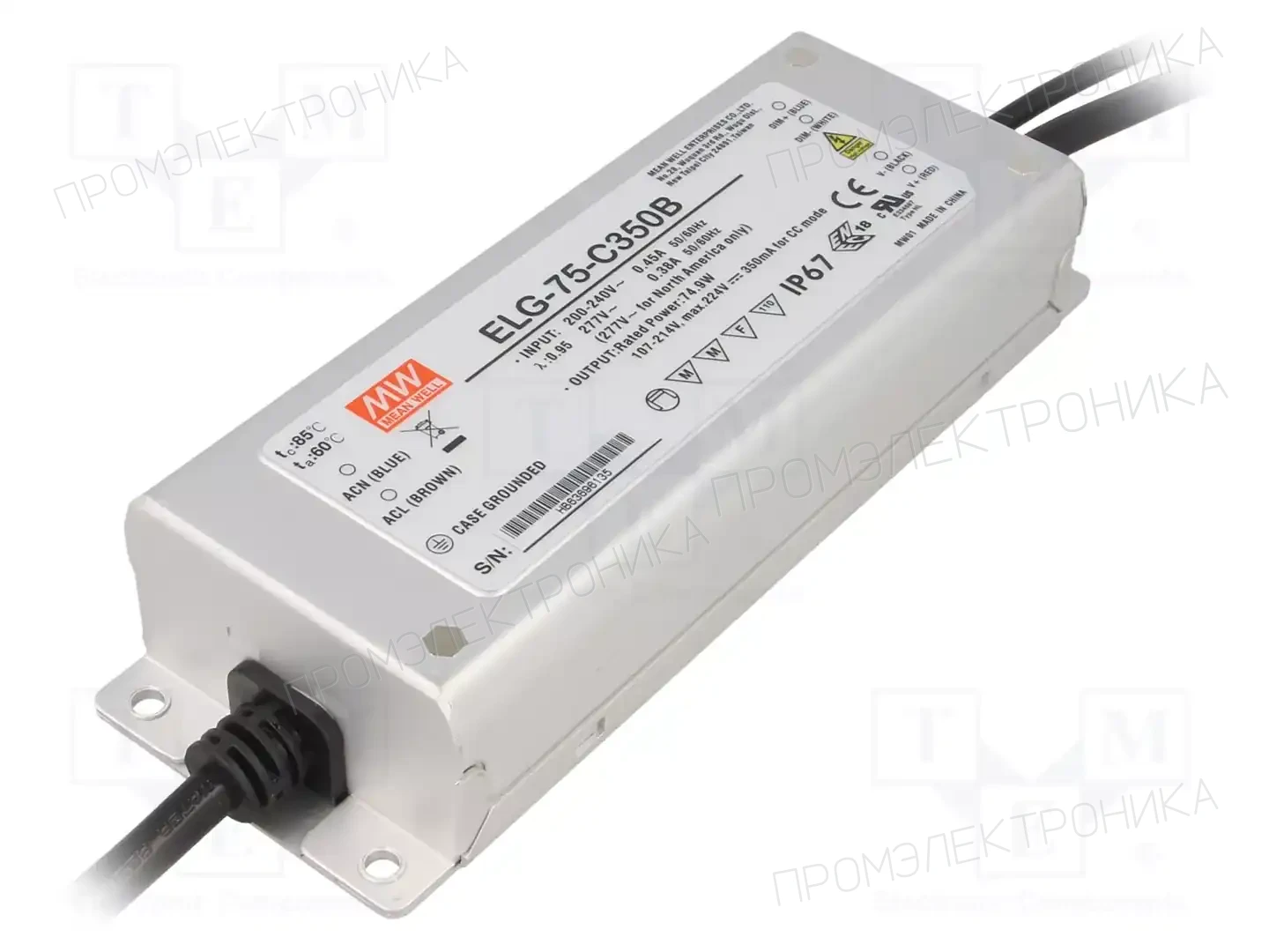 MEAN WELL ELG-75-C350B — Блоки питания для LED
