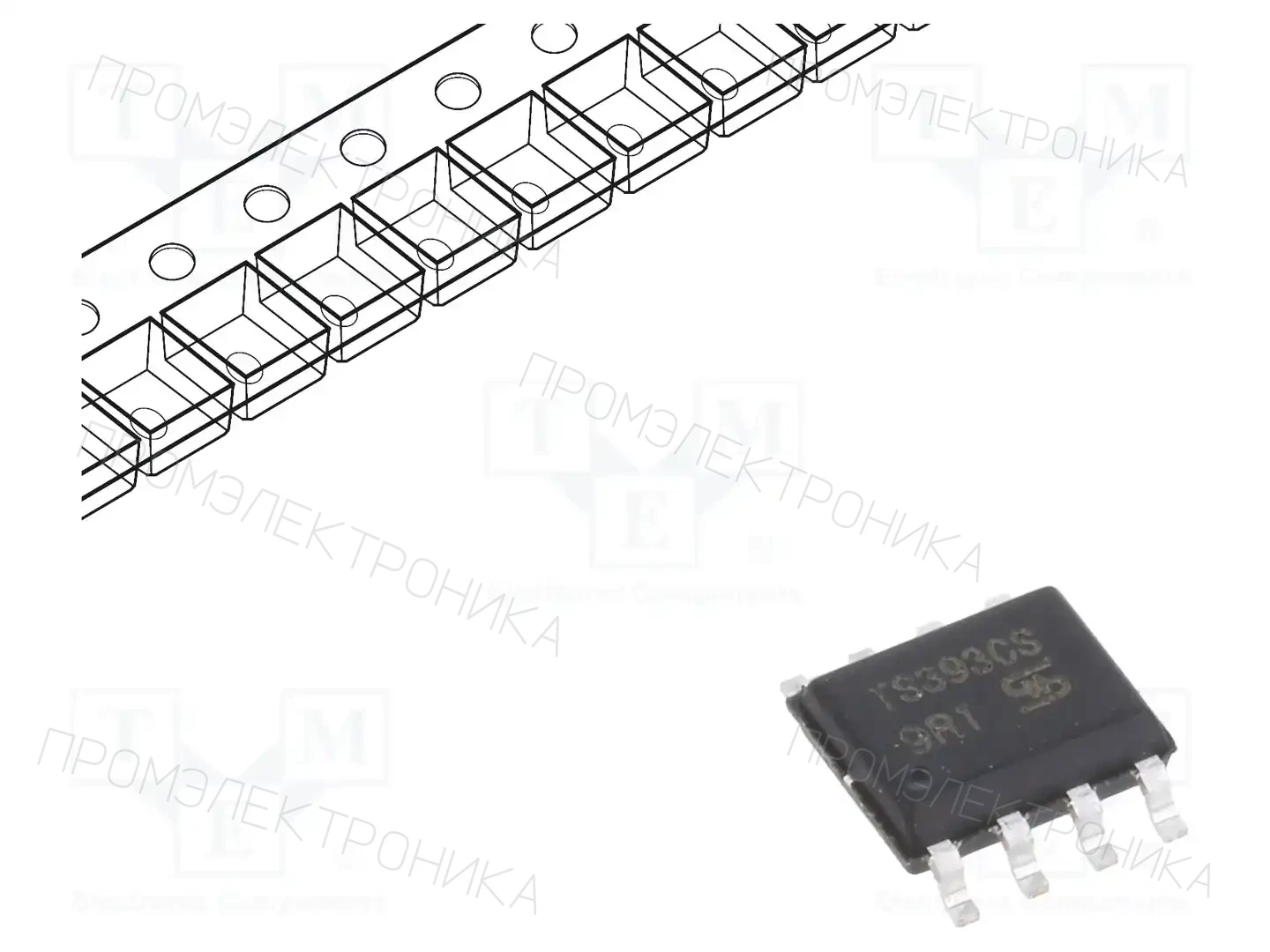 TAIWAN SEMICONDUCTOR TS393CS RLG — Компараторы SMD