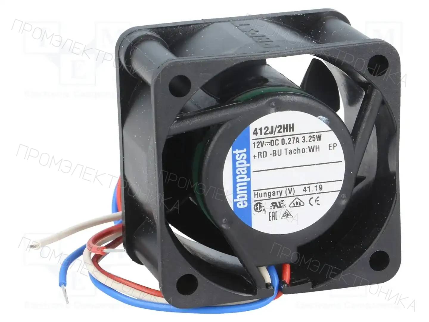 EBM-PAPST 412J/2HH — Вентиляторы DC 12V