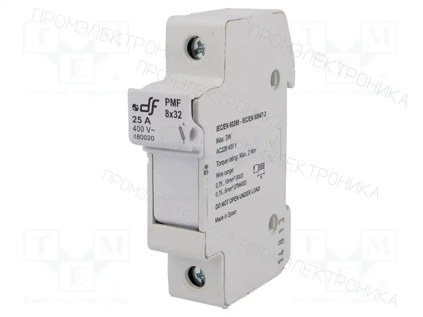 DF ELECTRIC 485001 — Гнезда предохранительные на DIN-рейку