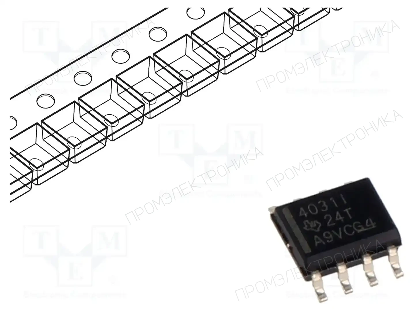 Texas Instruments THS4031IDR — Операционные усилители SMD