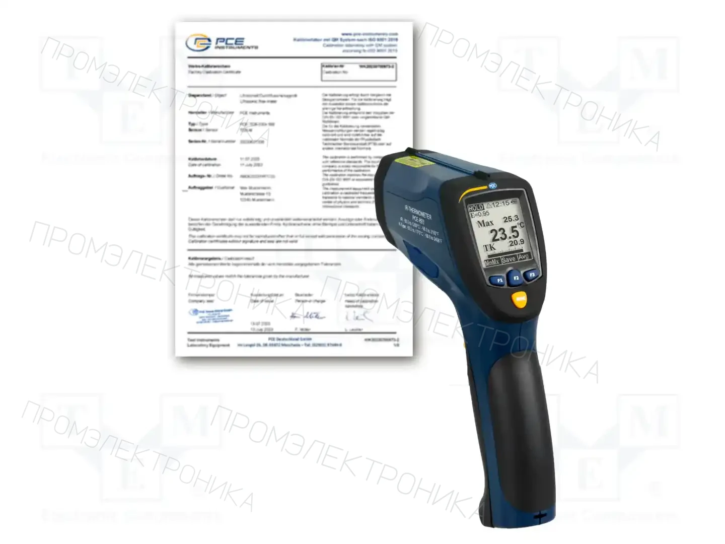 PCE INSTRUMENTS PCE-893-ICA — Пирометры