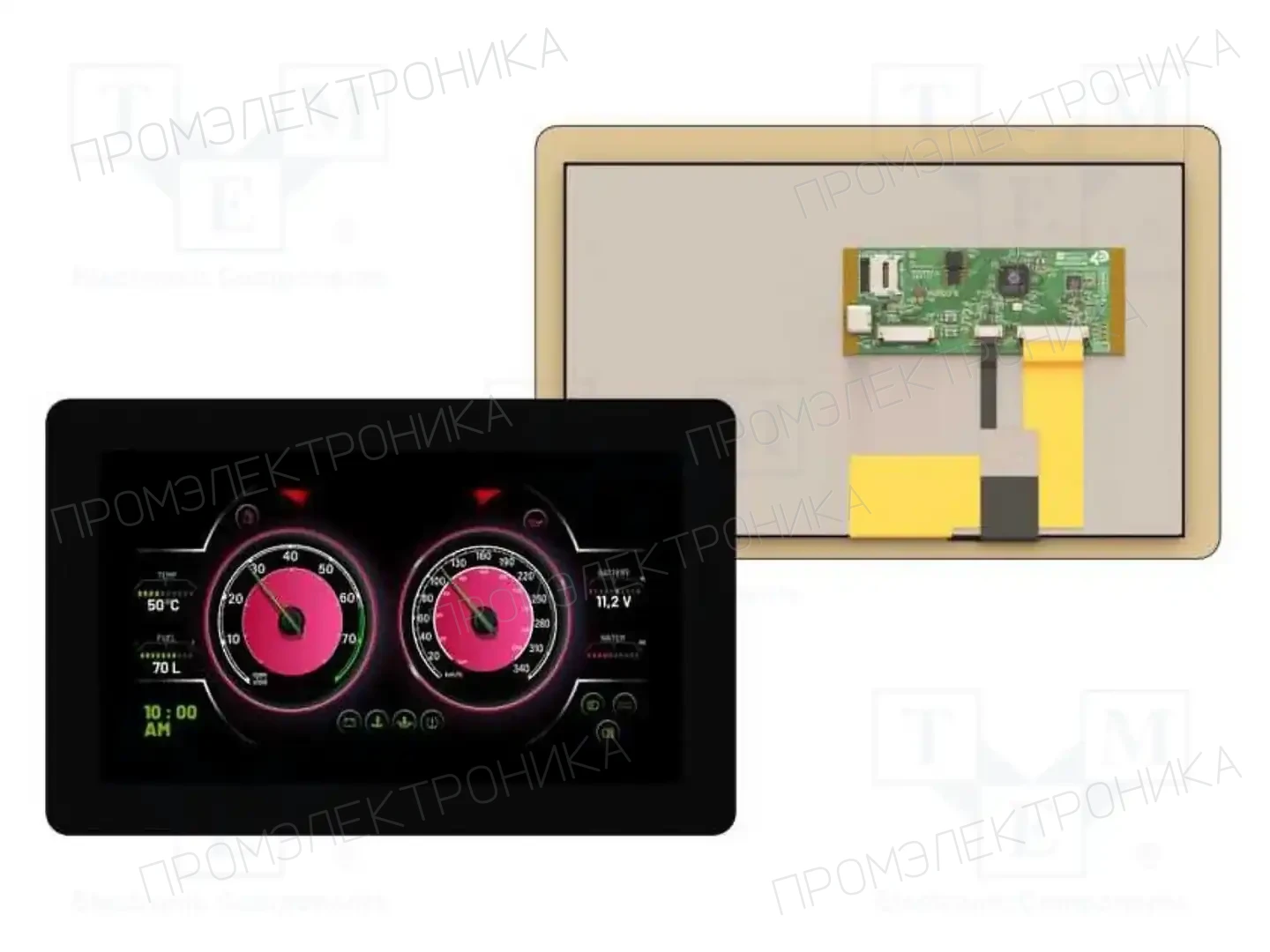 4D Systems RP2350-90CT-CLB — Интеллигентные дисплеи