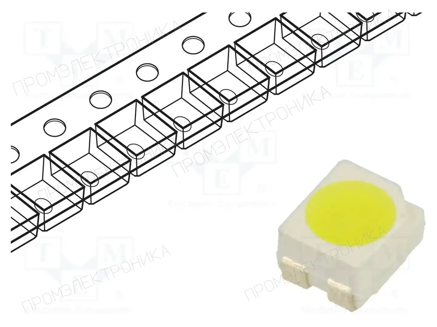 OPTOSUPPLY OSW5CVS3C1A — Светодиоды SMD белые