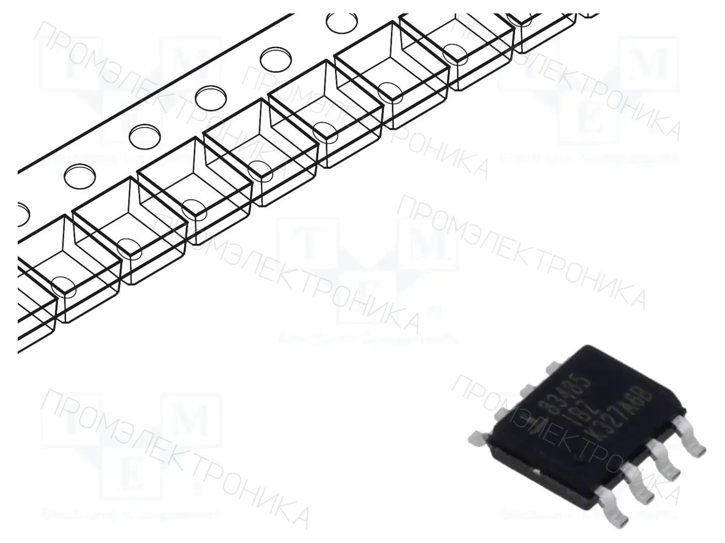 RENESAS ISL83485IBZ-T7A — Микросхемы - RS232 / RS422 / RS485