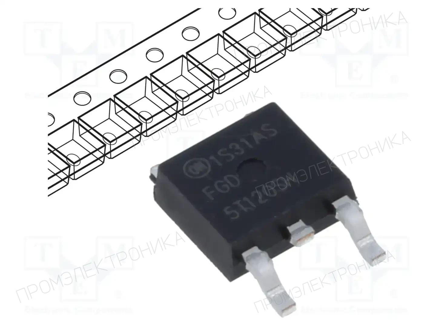 onsemi FGD5T120SH — Транзисторы IGBT SMD