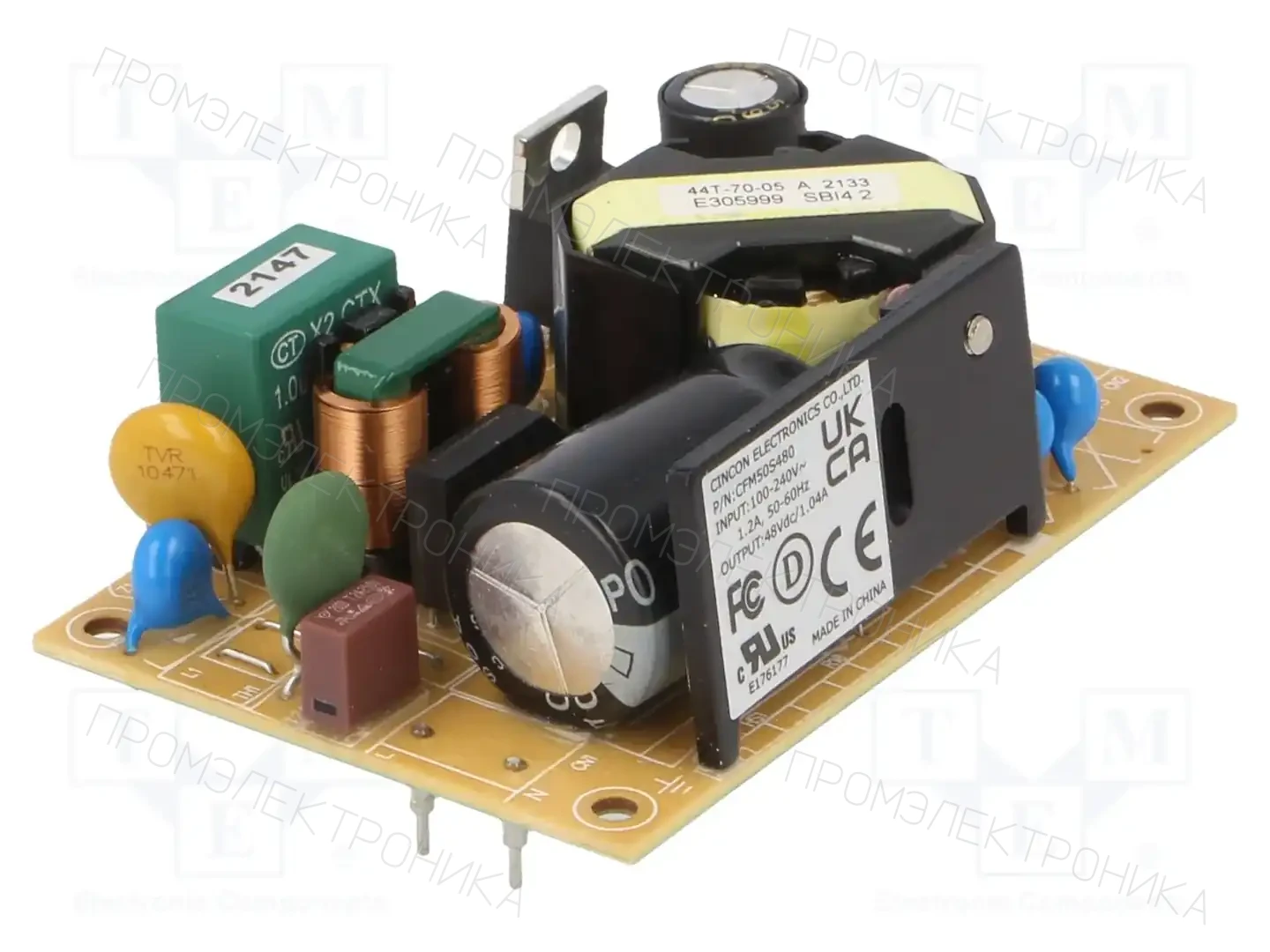 CINCON CFM50S480-P — Преобразователи AC/DC для PCB