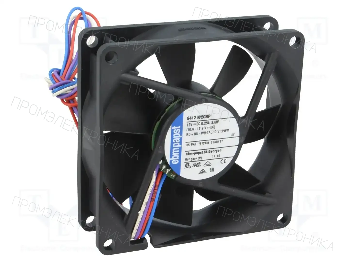 EBM-PAPST 8412N/2GHP — Вентиляторы DC 12V