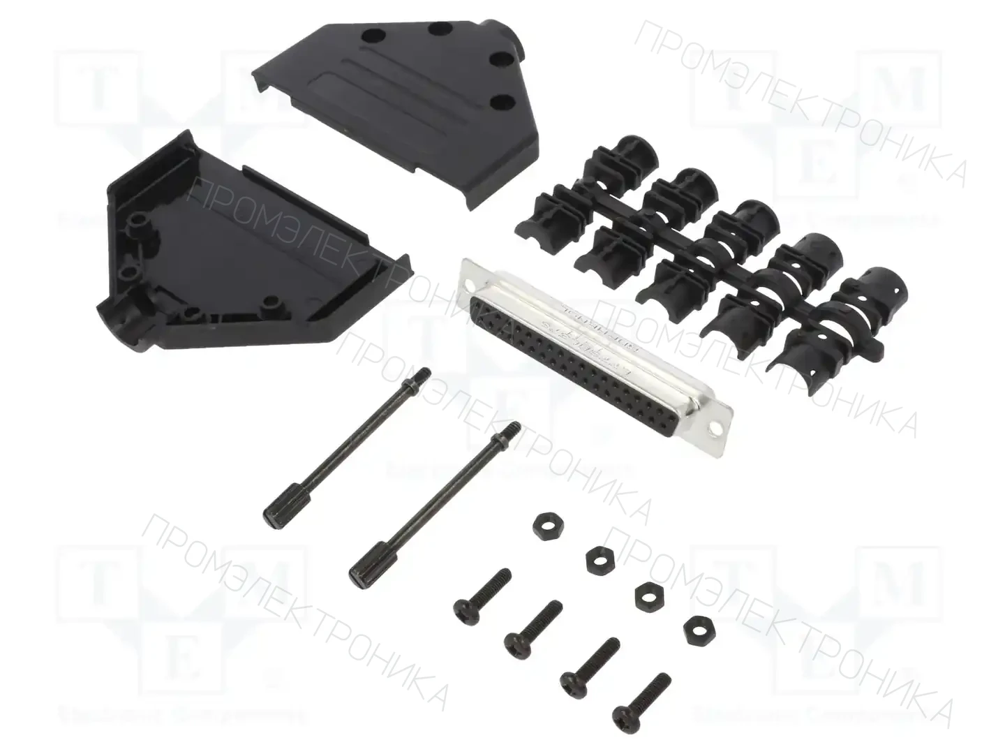 AMPHENOL COMMUNICATIONS SOLUTIONS L17DTPK-P-37+L77SDC37S — Комплектные штекеры D-Sub