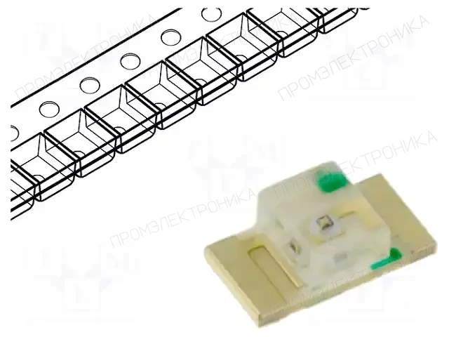 KINGBRIGHT ELECTRONIC KPTR-3216SYCK — Светодиоды SMD цветные