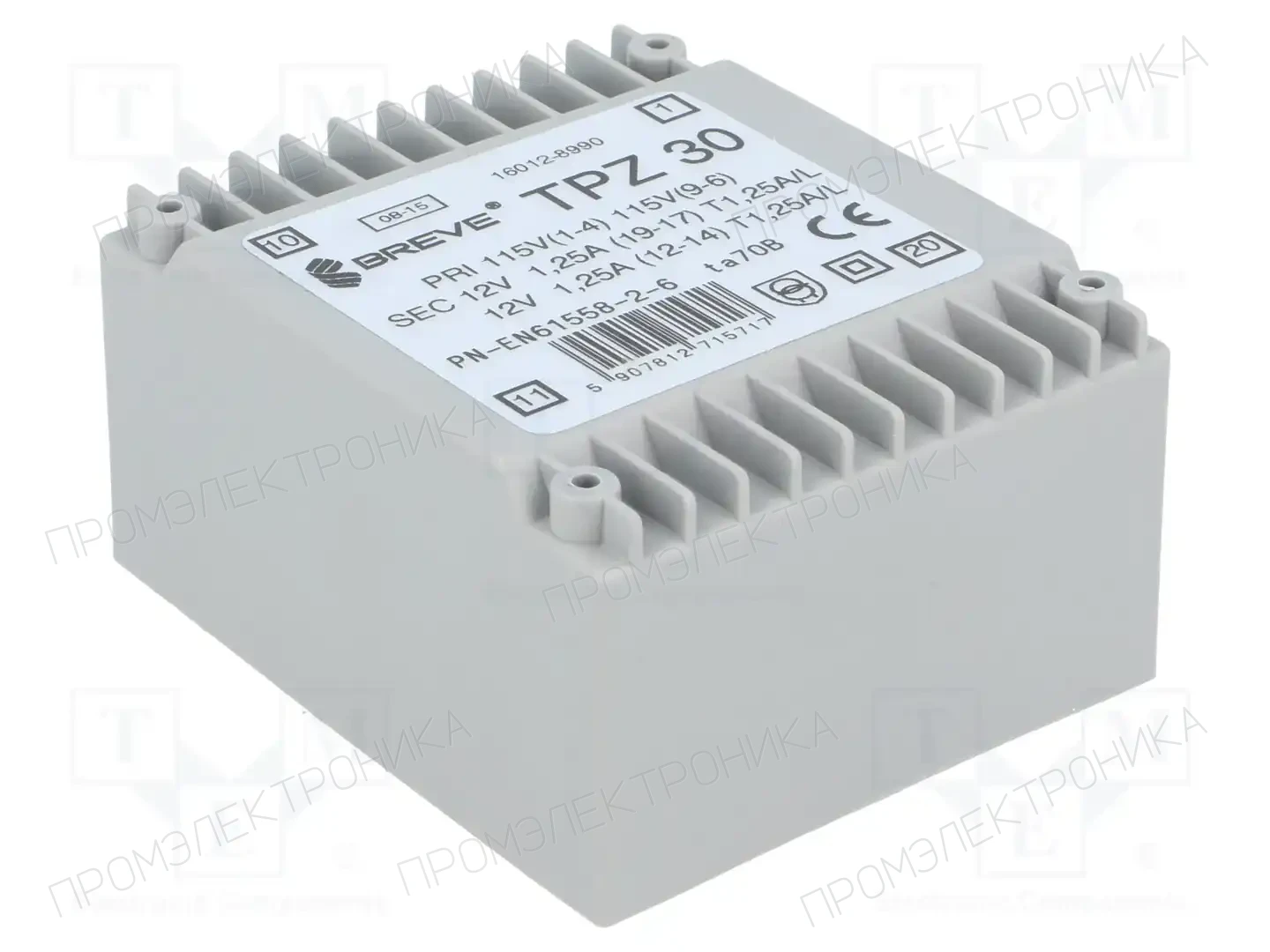 BREVE TUFVASSONS 16012-8990 — Трансформаторы PCB