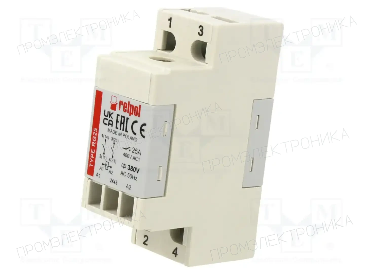 RELPOL RG25-3022-28-3380 — Реле электромагн. промышленные