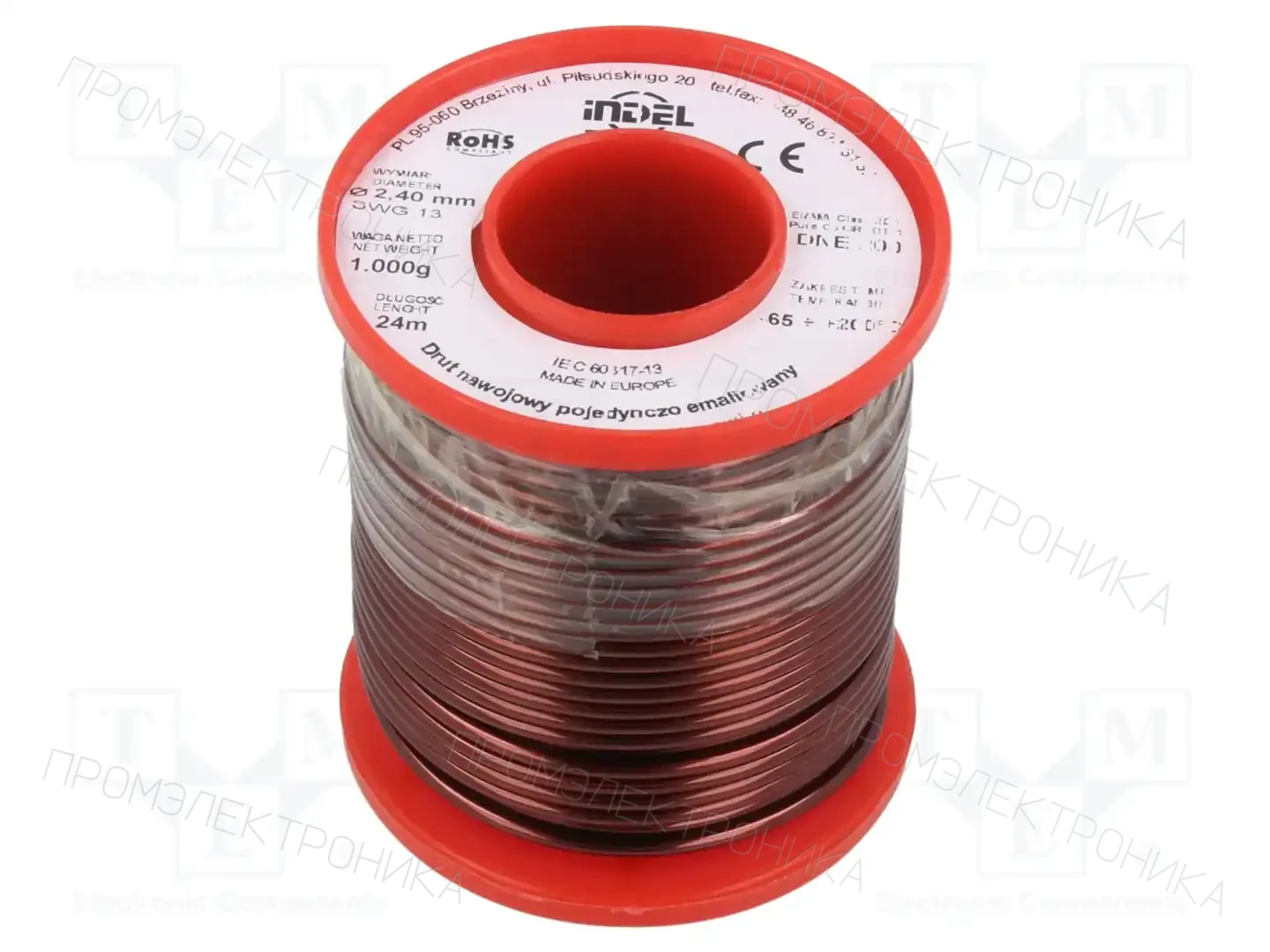 INDEL DNE2,4-1KG — Проволока обмоточная