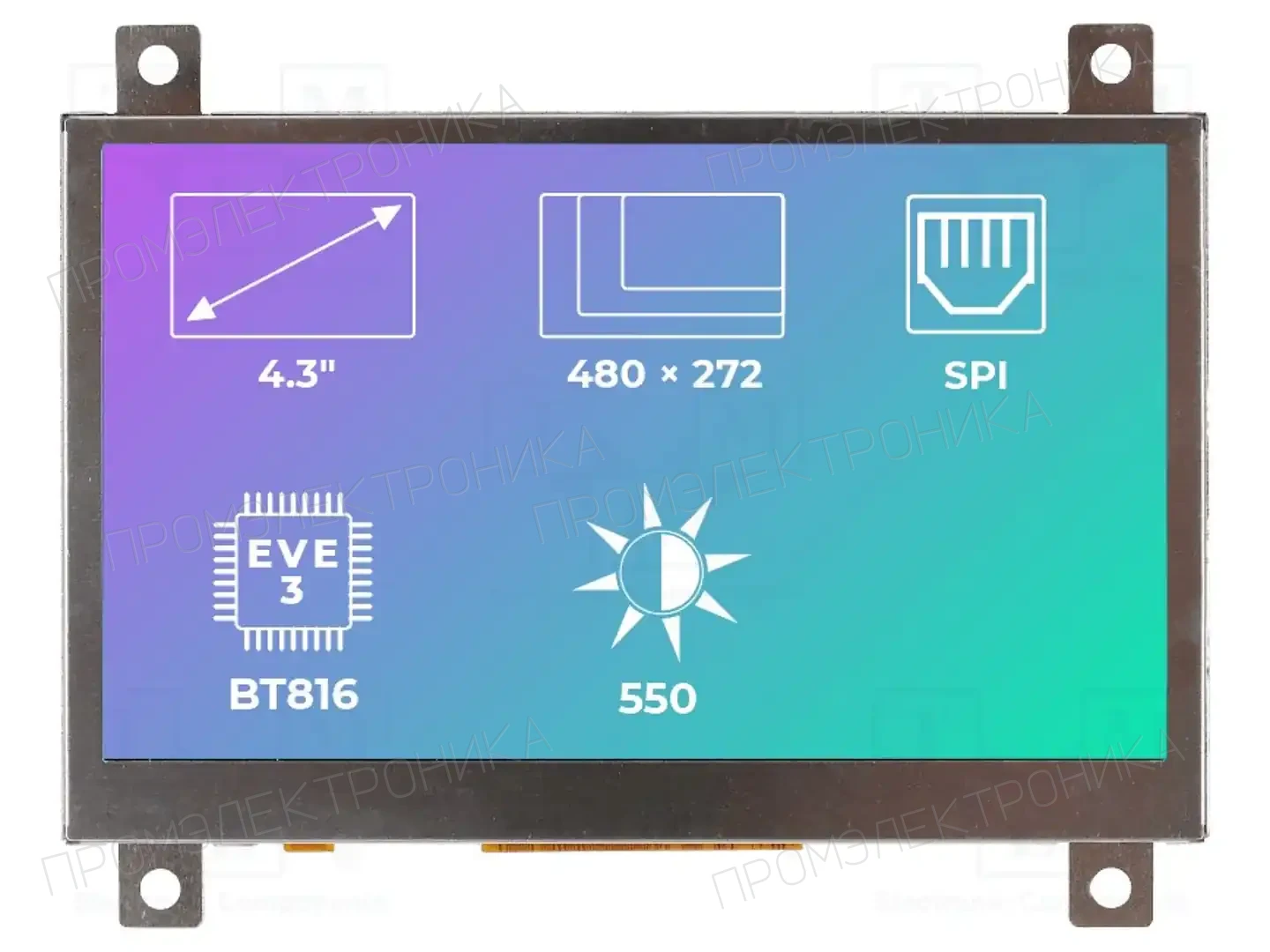 Riverdi SM-RVT43ALBFWN00 — Интеллигентные дисплеи