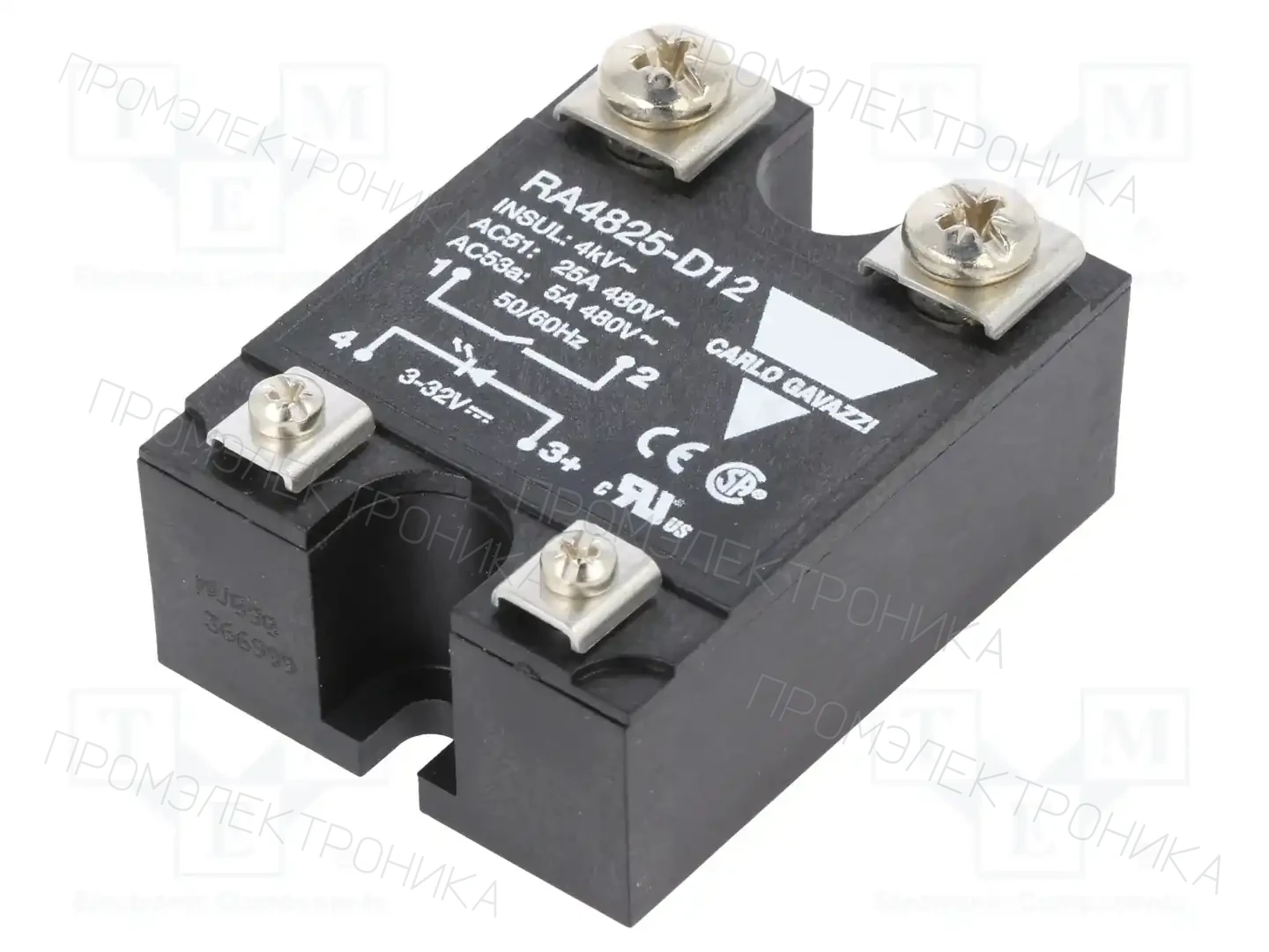 CARLO GAVAZZI RA4825-D12 — Реле SSR однофазные