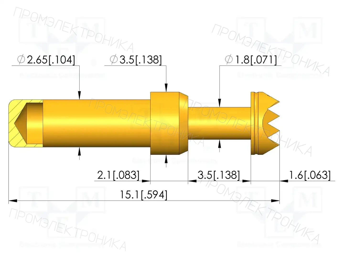 INGUN HSS-520 306 350 A 1502 S — Измерительные щупы