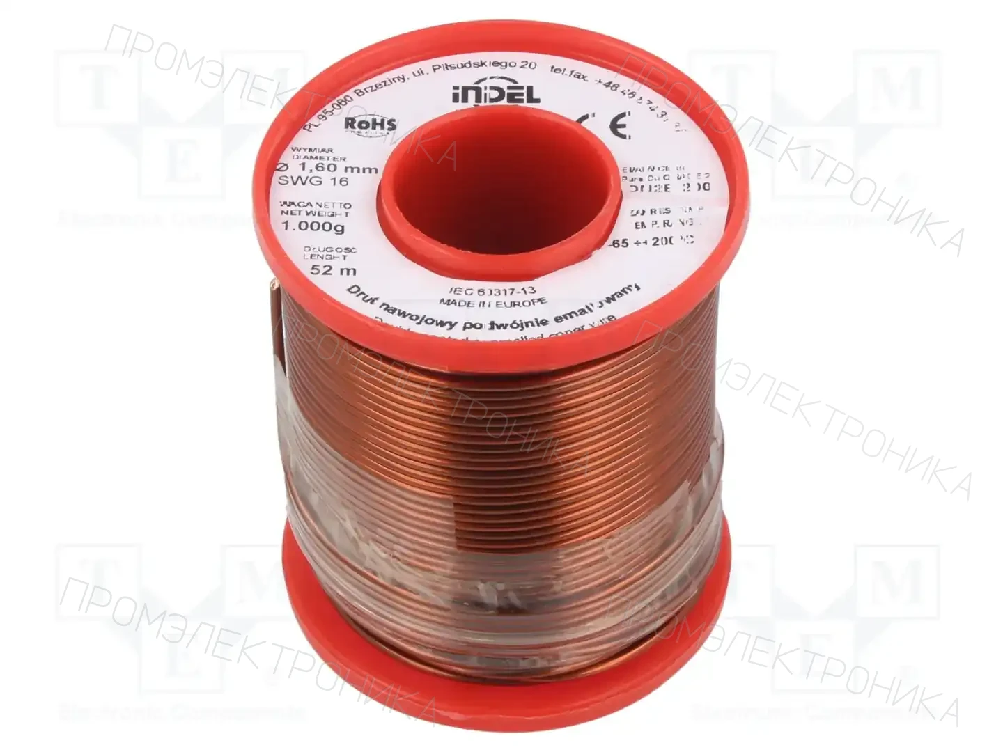 INDEL DN2E1,60-1KG — Проволока обмоточная